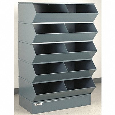 J4615 Sectional Bin Unit 10 Gray 60-3/8 in H