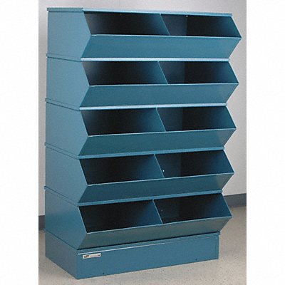 J4615 Sectional Bin Unit 10 Blue 60-3/8 in H