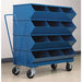 Sectional Bin Unit 12 Blue 40-7/8 in H