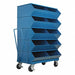 Sectional Bin Unit 10 Blue 58-5/8 in H