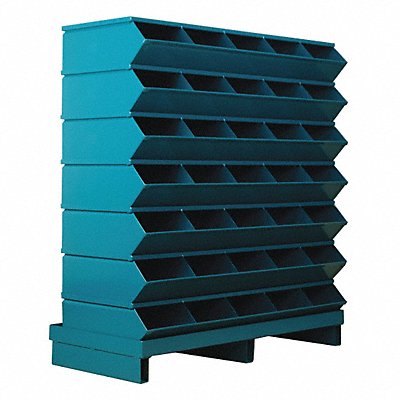 Sectional Bin Unit 35 Blue 41 in H