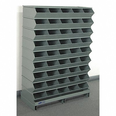 Sectional Bin Unit 45 Gray 52 in H