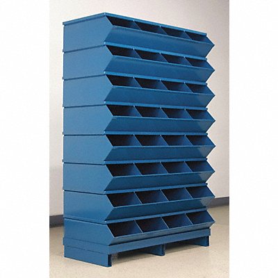 J4635 Sectional Bin Unit 32 Blue 57-3/4 in H