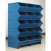 Sectional Bin Unit 15 Blue 46-7/8 in H