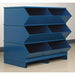 Sectional Bin Unit 6 Blue 35-1/8 in H