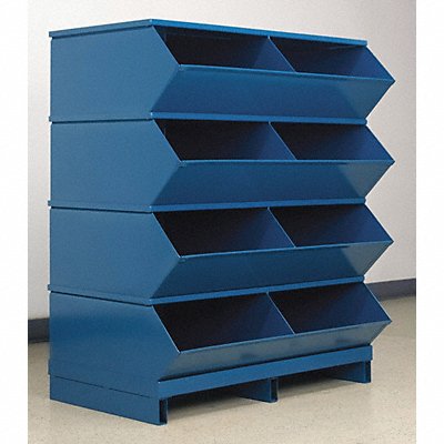 Sectional Bin Unit 8 Blue 46 in H