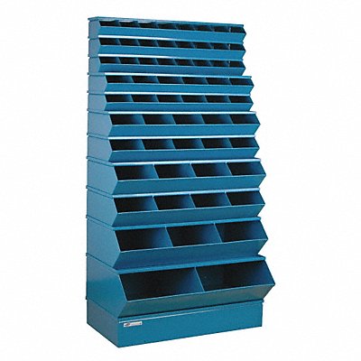 Sectional Bin Unit 59 Blue 76 in H