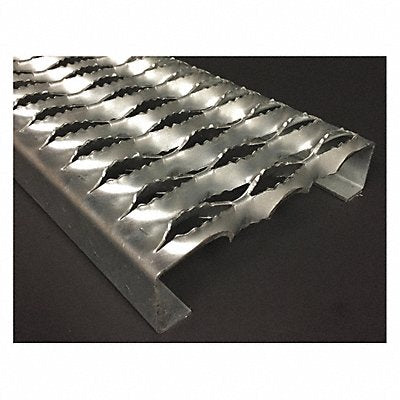 Anti-Slip Channel 144in.L Diamond Steel