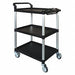 Cart 47-1/4 in Hx32-5/8 in W Black