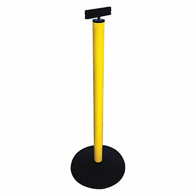 Sign Holder Aluminum Yellow 40 in.