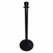 Urn Top Rope Post Black Aluminum