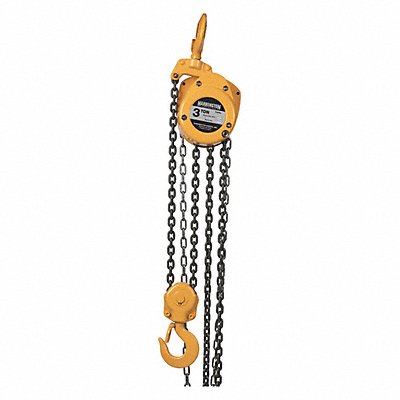 Manual Chain Hoist 6000 lb Lift 15 ft.