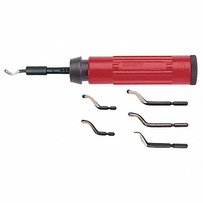 Deburring Tool Set Holds Both B E Blades