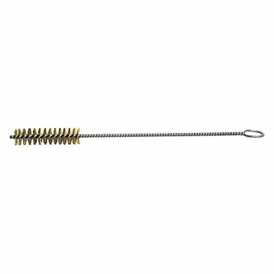 Single Spiral Tube Brush Brass PK10