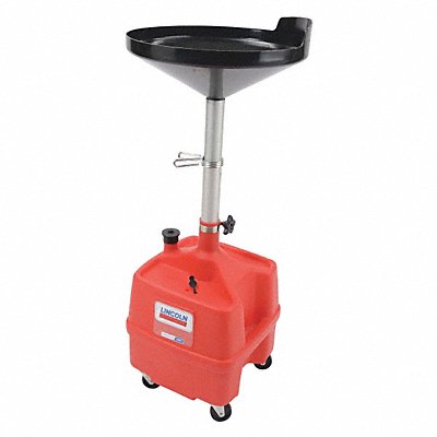 Portable Oil Drain Plastic 8 gal.