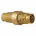 Spring Check Valve Brass 1/2 Sweat