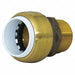 Male Adapter Brass 1.85in. L 5/8in. dia.