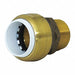 Male Adapter Brass 1.97in. L 7/8in. dia.