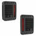 Tail LightKit Rectangular Black Red 6 L