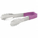 Uncoated Scalloped Tongs 6 L SS Purple