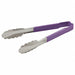 Uncoated Scalloped Tongs 9.5 L Purple