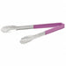 Uncoated Scalloped Tongs 12 L SS Purple