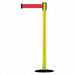 Barrier Post with Belt Red 13 ft L