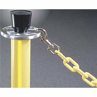 Plastic Chain Yellow Chrome 6 ft L