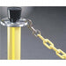 Plastic Chain Yellow Chrome 10 ft L