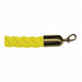 Barrier Rope Yllw 6 ft L Brass Snap End