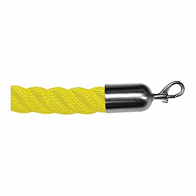 Barrier Rope Nylon Yellw 12 ft.L