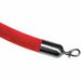 Barrier Rope Velour Red 6 ft L