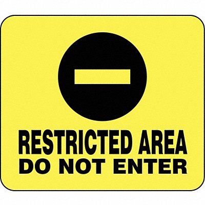 Sign Restricted Area Do Not Enter