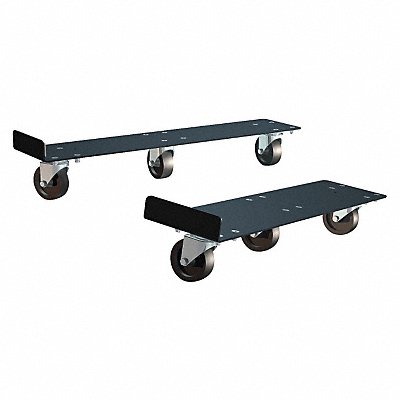 Cabinet Caster Wheels 5-33/64 in W PR