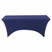 Stretch Fitted Table Cover Blue 30 in L