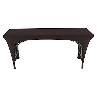 Stretch Fitted Table Cover Black