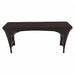 Stretch Fitted Table Cover Black