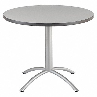 Cafe Table Round Gray 42 in Diameter