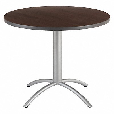 Cafe Table Round Walnut 42 in Diameter