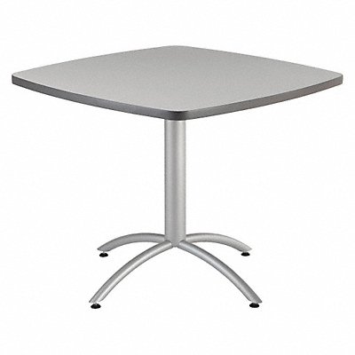 Cafe Table Square Gray 30 in H