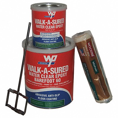 Anti-Slip Floor Coating Clear 1 gal Kit