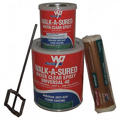 Anti-Slip Floor Coating Clear 1 gal Kit