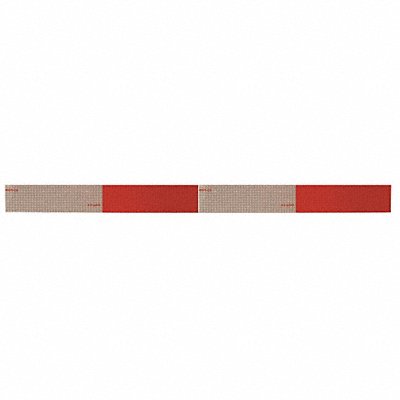 Reflective Tape Red/White 24 in.L 2 in.W