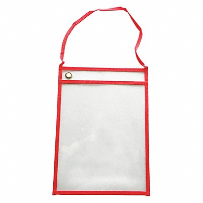 Shop Ticket Holder Red 10 in W PK25