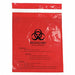 Biohazard Bags 1/2 gal Red PK100