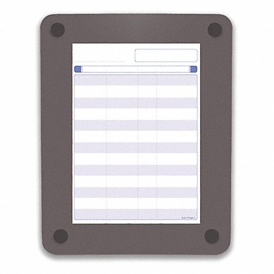 Glass Dry Erase Board 11 in H Glass