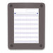 Glass Dry Erase Board 11 in H Glass