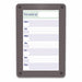 Glass Dry Erase Board 13-1/2 in H Glass