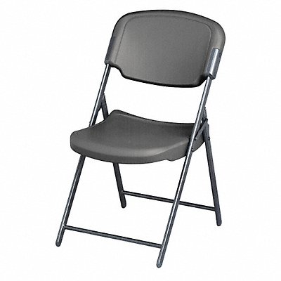 Folding Chair 12 in Back H Charcoal PK4