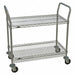 Wire Utility Cart Chrome 39in.H x 36in.L